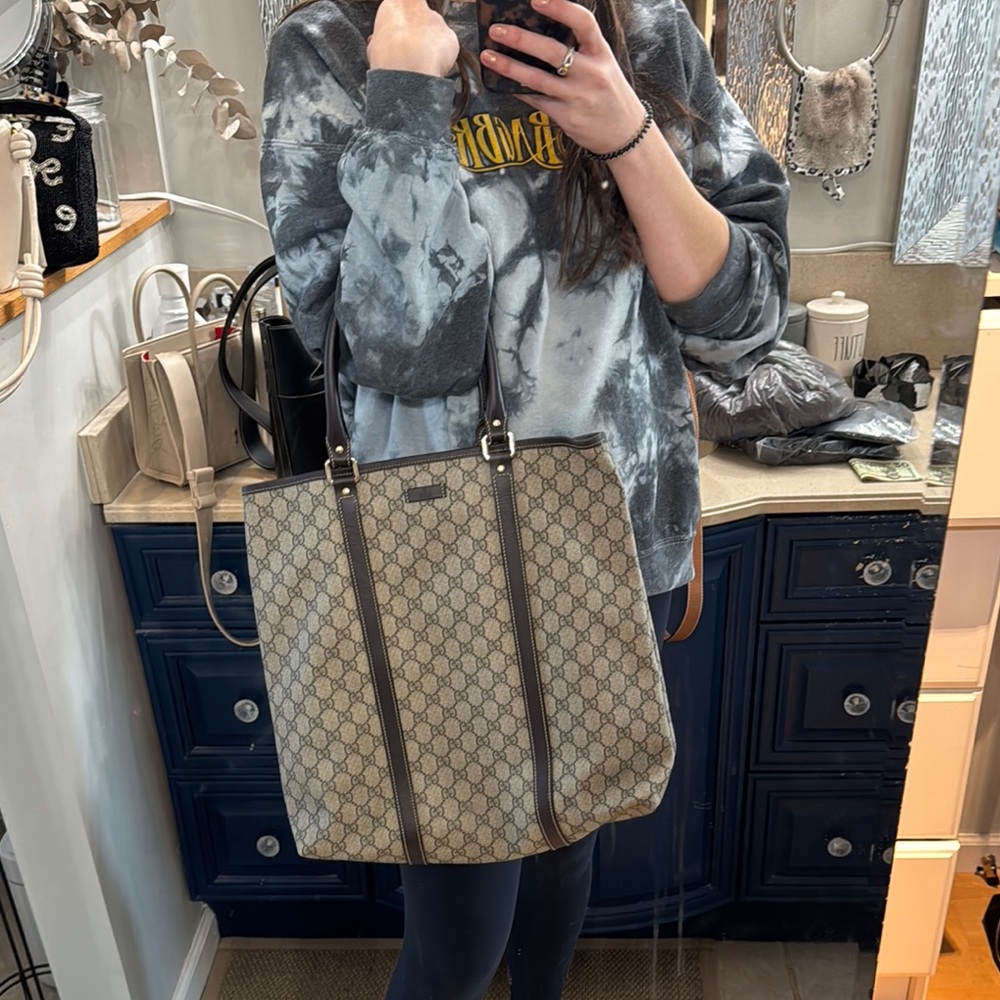 Gucci Beige Tote Bag